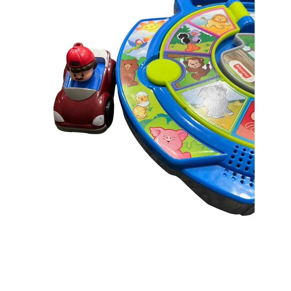 Fisher-Price Little People World of Animals‎ See n Say with 2 Bonus Vehicles